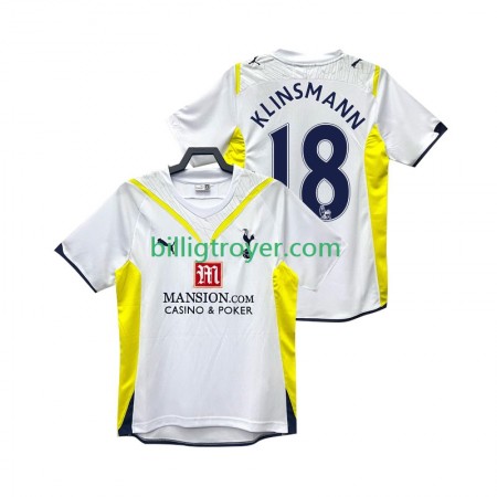 Billige Fotballdrakter Tottenham Hotspur KLINSMANN 18 2009 2010 Retro Hjemmedraktsett Kortermet